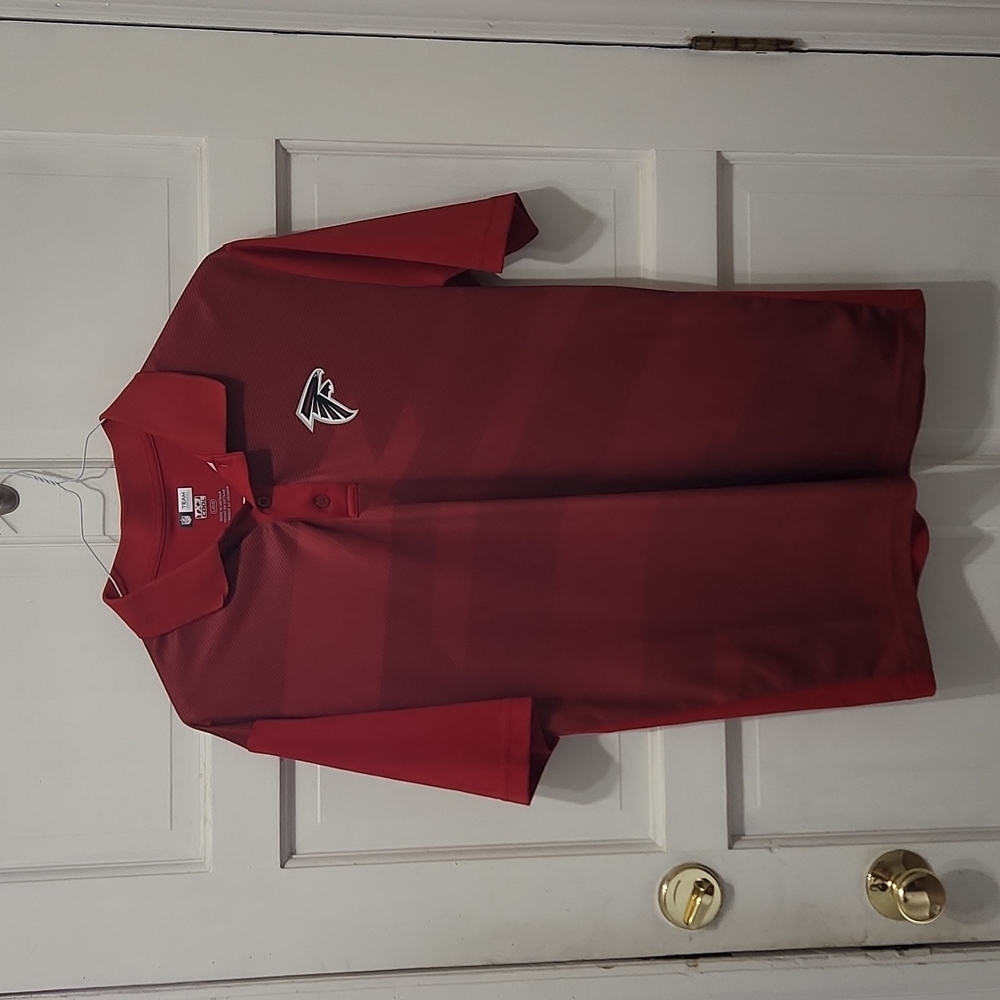 Atlanta Falcons Red Polo size large